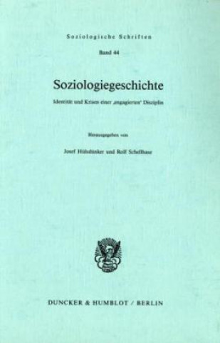 Kniha Soziologiegeschichte. Josef Hülsdünker