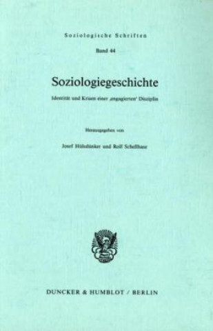 Knjiga Soziologiegeschichte. Josef Hülsdünker