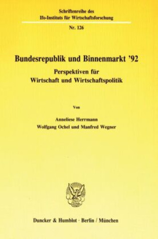 Carte Bundesrepublik und Binnenmarkt '92. Anneliese Herrmann