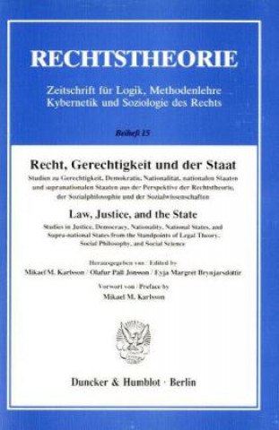 Książka Recht, Gerechtigkeit und der Staat. Mikael M. Karlsson