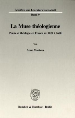 Könyv La Muse théologienne. Anne Mantero