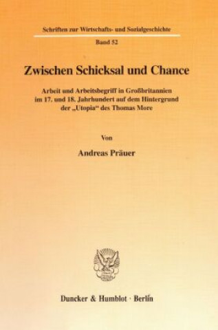 Knjiga Zwischen Schicksal und Chance. Andreas Präuer