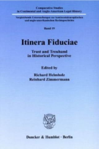 Könyv Itinera Fiduciae. Richard Helmholz