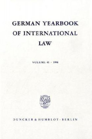 Βιβλίο German Yearbook of International Law / Jahrbuch für Internationales Recht. Jost Delbrück