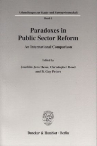 Kniha Paradoxes in Public Sector Reform Joachim J. Hesse