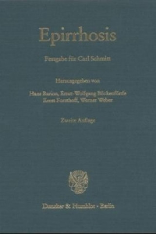 Buch Epirrhosis Hans Barion