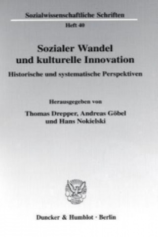 Buch Sozialer Wandel und kulturelle Innovation Thomas Drepper