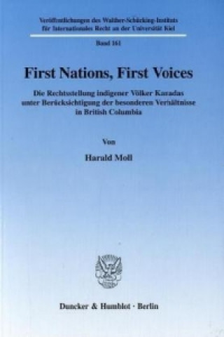 Carte First Nations, First Voices. Harald Moll