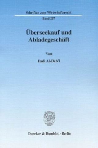 Kniha Überseekauf und Abladegeschäft. Fadi Al-Deb'i