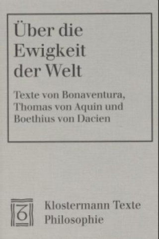 Buch Über die Ewigkeit der Welt Bonaventura