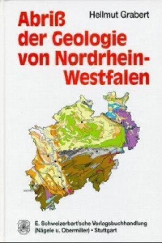 Carte Abriß der Geologie von Nordrhein-Westfalen Hellmut Grabert