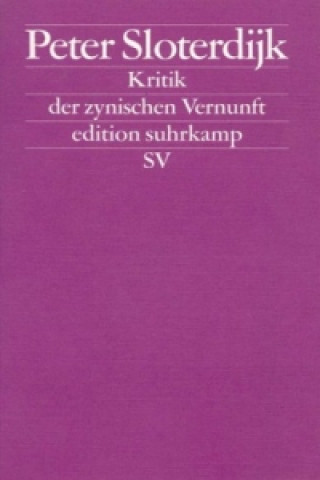 Kniha Kritik der zynischen Vernunft Peter Sloterdijk
