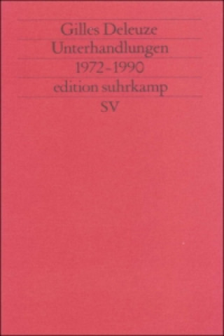 Könyv Unterhandlungen Gilles Deleuze