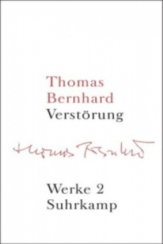 Knjiga Verstörung Thomas Bernhard