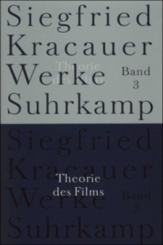 Kniha Theorie des Films Siegfried Kracauer