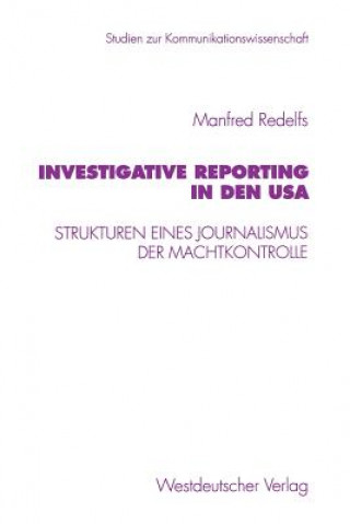 Kniha Investigative Reporting in Denglish USA Manfred Redelfs