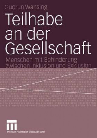 Buch Teilhabe an Der Gesellschaft Gudrun Wansing