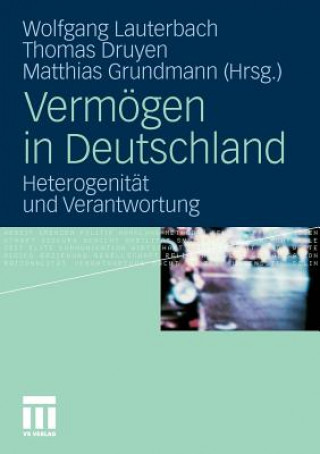 Kniha Verm gen in Deutschland Wolfgang Lauterbach
