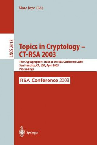 Carte Topics in Cryptology -- CT-RSA 2003 Marc Joye