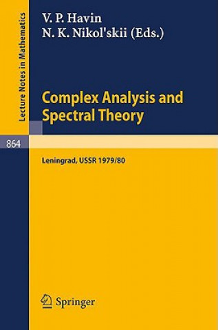 Könyv Complex Analysis and Spectral Theory V. P. Havin