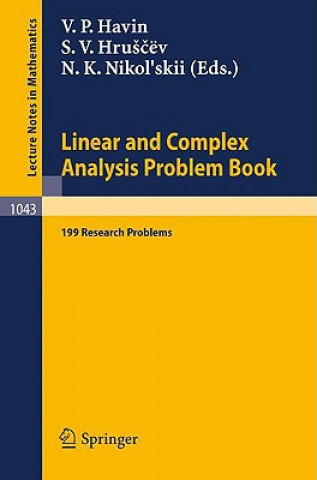 Carte Linear und Complex Analysis Problem Book V. P. Havin