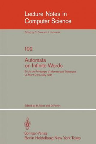 Knjiga Automata on Infinite Words M. Nivat