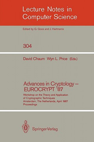 Kniha Advances in Cryptology - EUROCRYPT '87 David Chaum