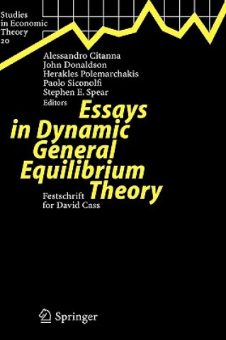 Książka Essays in Dynamic General Equilibrium Theory Alessandro Citanna