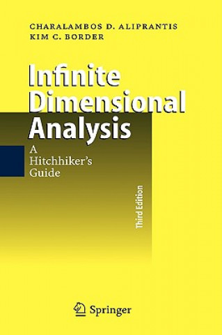 Kniha Infinite Dimensional Analysis Charalambos D. Aliprantis