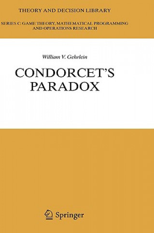 Könyv Condorcet's Paradox William V. Gehrlein