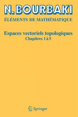 Carte Espaces Vectoriels Topologiques Nicolas Bourbaki
