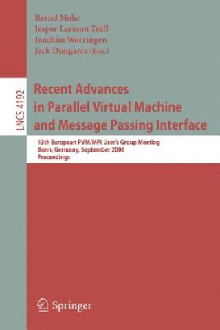 Carte Recent Advances in Parallel Virtual Machine and Message Passing Interface Bernd Mohr