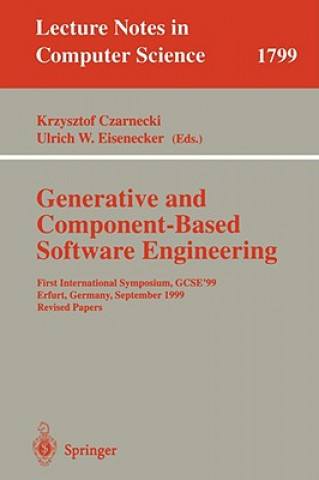 Könyv Generative and Component-Based Software Engineering Krzysztof Czarnecki