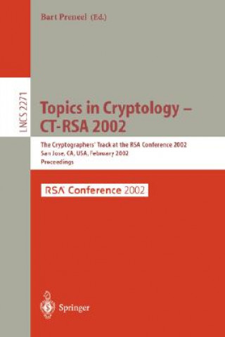 Book Topics in Cryptology - CT-RSA 2002 Bart Preneel