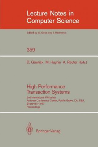 Книга High Performance Transaction Systems Dieter Gawlick