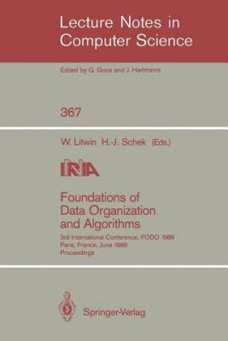 Carte Foundations of Data Organization and Algorithms Witold Litwin