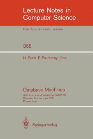 Knjiga Database Machines Haran Boral