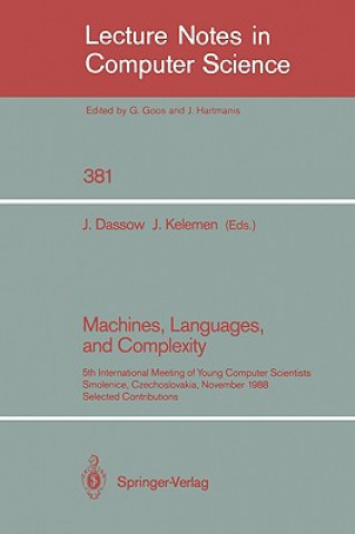 Kniha Machines, Languages, and Complexity Jürgen Dassow