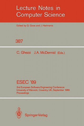 Book ESEC '89 Carlo Ghezzi