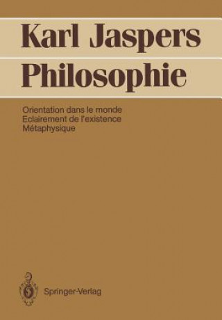 Książka Philosophie Karl Jaspers