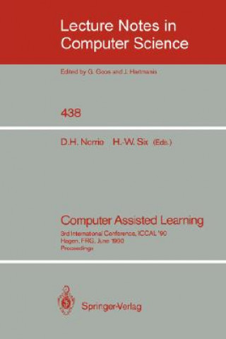 Kniha Computer Assisted Learning Douglas H. Norrie