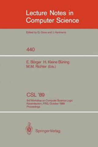 Könyv CSL '89 Egon Börger