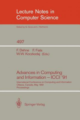 Kniha Advances in Computing and Information - ICCI '91 Frank Dehne