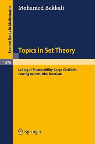 Knjiga Topics in Set Theory Mohamed Bekkali