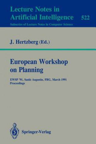 Book European Workshop on Planning Joachim Hertzberg