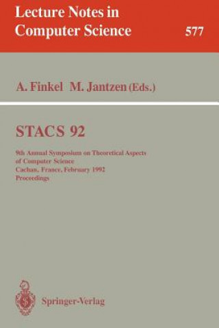 Βιβλίο STACS 92 Alain Finkel