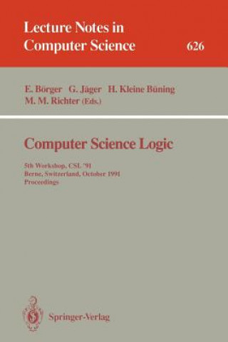Könyv Computer Science Logic Egon Börger