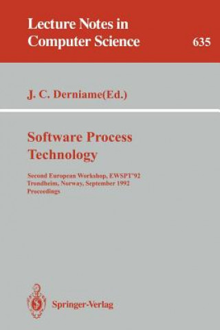 Książka Software Process Technology Jean-Claude Derniame