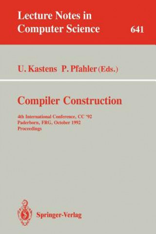 Könyv Compiler Construction Uwe Kastens