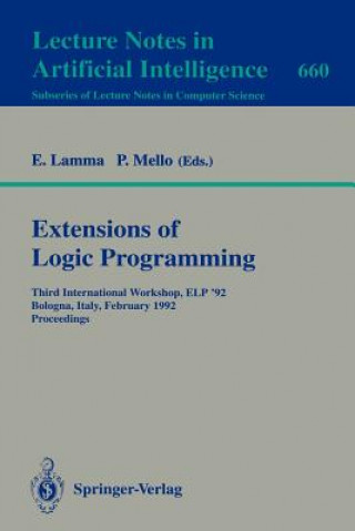 Könyv Extensions of Logic Programming Evelina Lamma